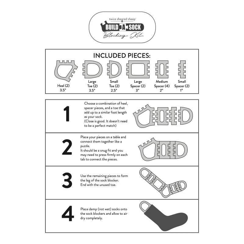 Build a Sock Blocking Kit - Modular Sock Blockers - Image 2