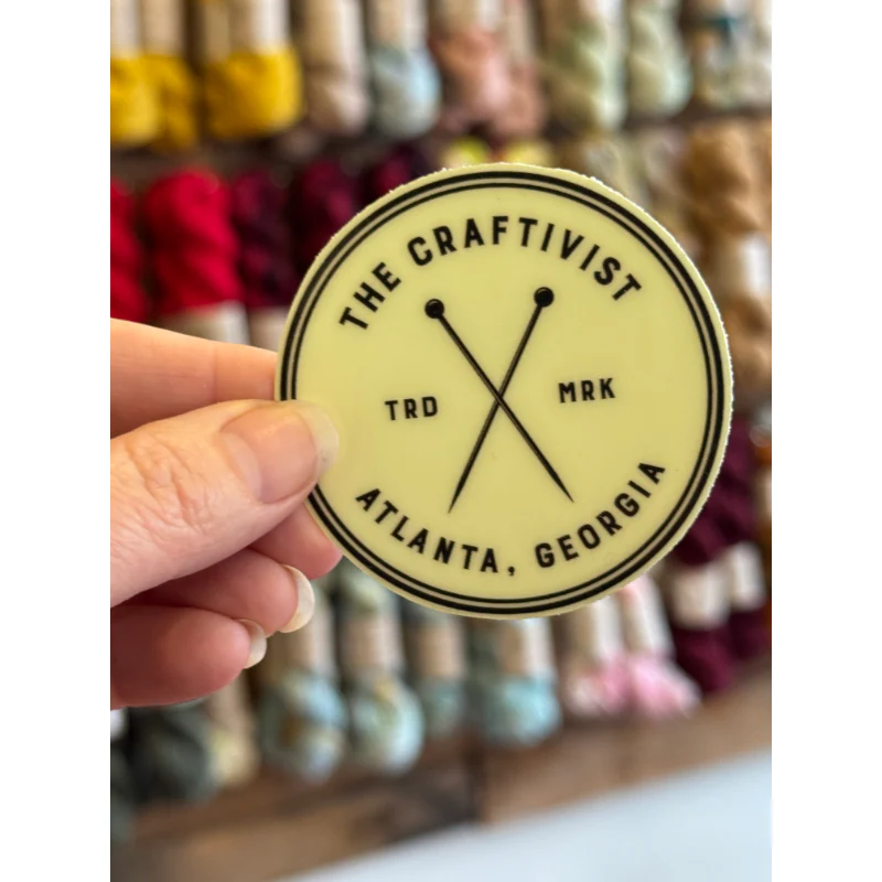 Craftivist Stickers - Glow in the Dark!