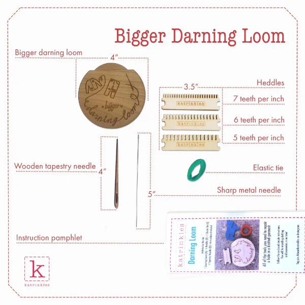 Darning & Mending Loom Kit - Image 6
