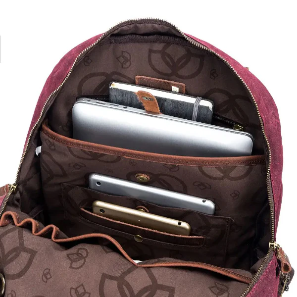 Della Q Maker's Canvas Backpack - Image 6
