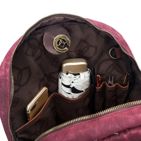 Della Q Maker's Canvas Backpack - Image 7