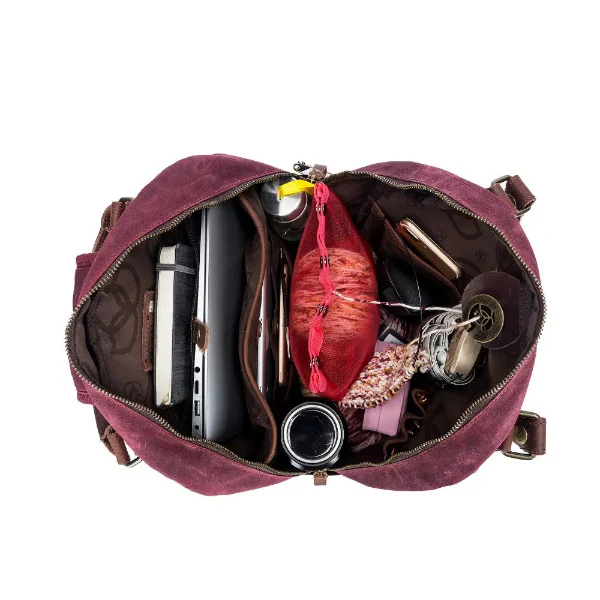 Della Q Maker's Canvas Backpack - Image 8