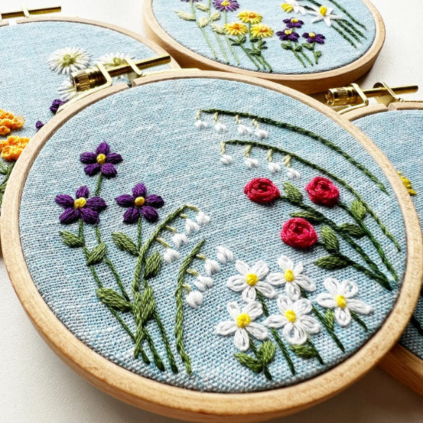 Family Flower Embroidery Kit - Image 3