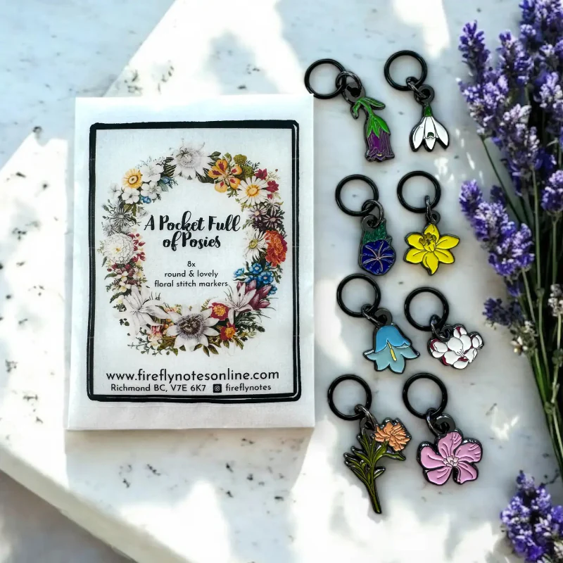 Pocket Full of Posies Stitch Marker Pack - Image 2