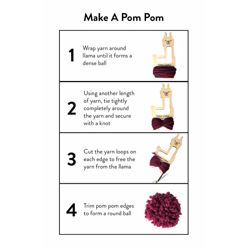 Poma-Llama Pom Pom - Image 4