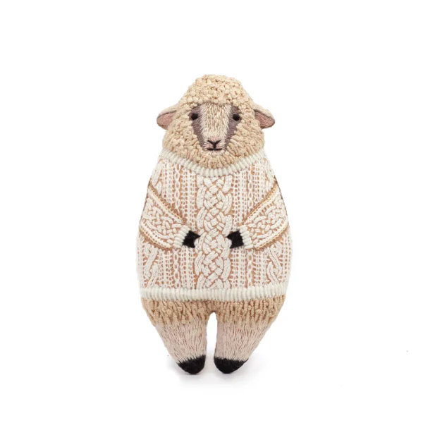 Sheep Embroidery Sewing Kit - Image 2