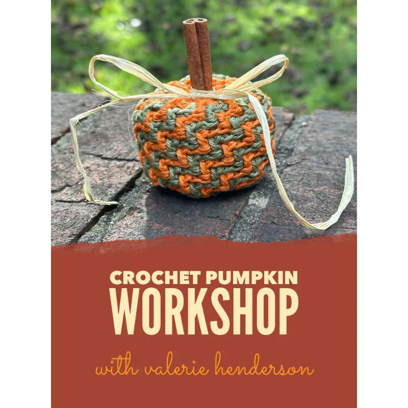 Steppingstone Pumpkin: An Interlocking Crochet Workshop