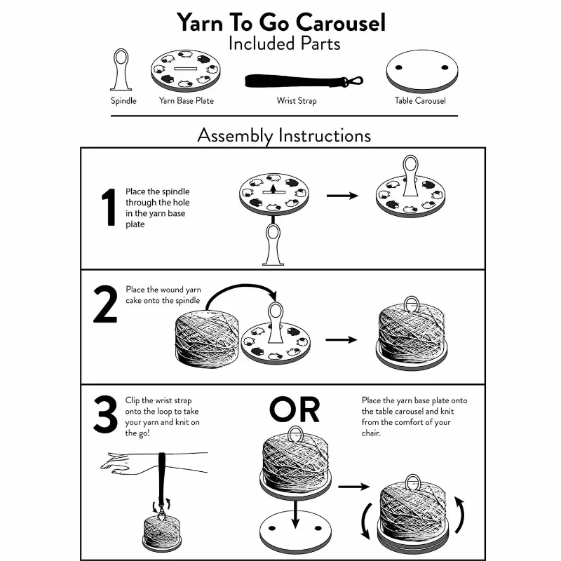 Yarn to Go Carousel & Yarn Butler - Image 4